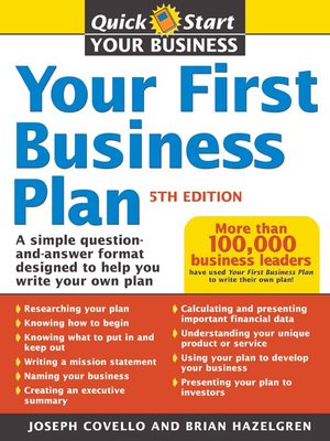 cover image of Your First Business Plan